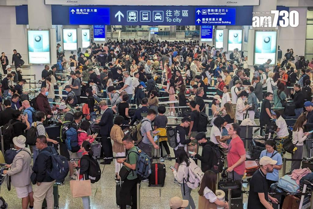 颱風小犬|旅客滯留機場 李梓敬料日後大灣區旅客會轉用深圳或廣州機場