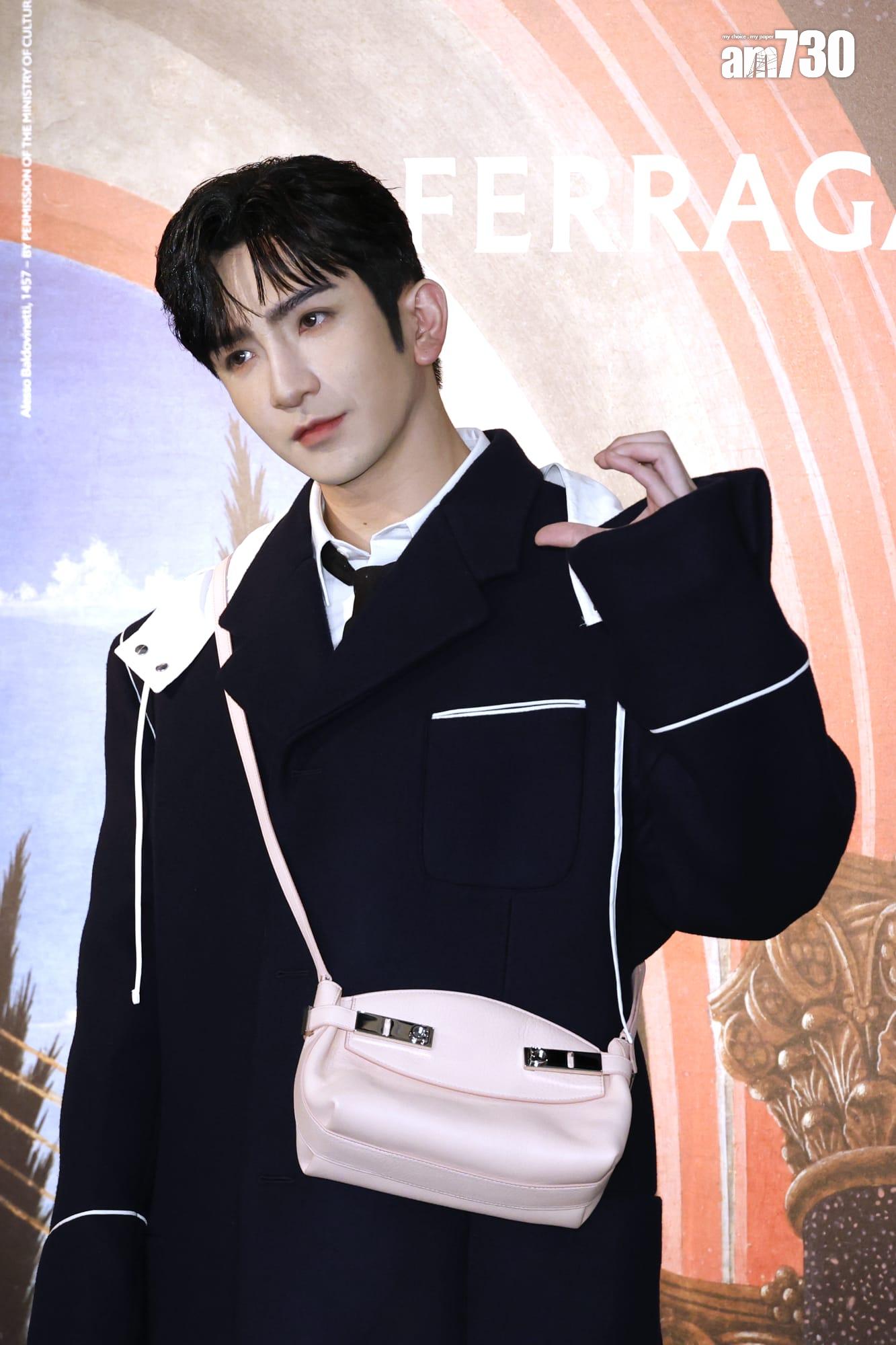 Anson Lo傍晚到中環置地廣場,出席品牌活動。