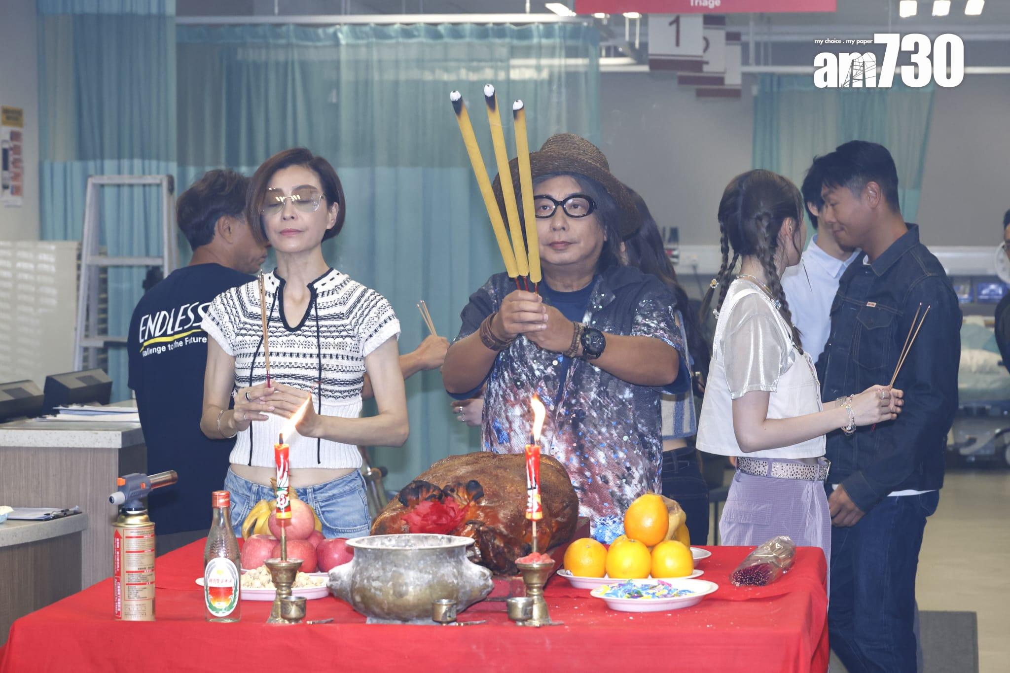 勵志電影《觸電》今日舉行開鏡儀式。 (林俊源)