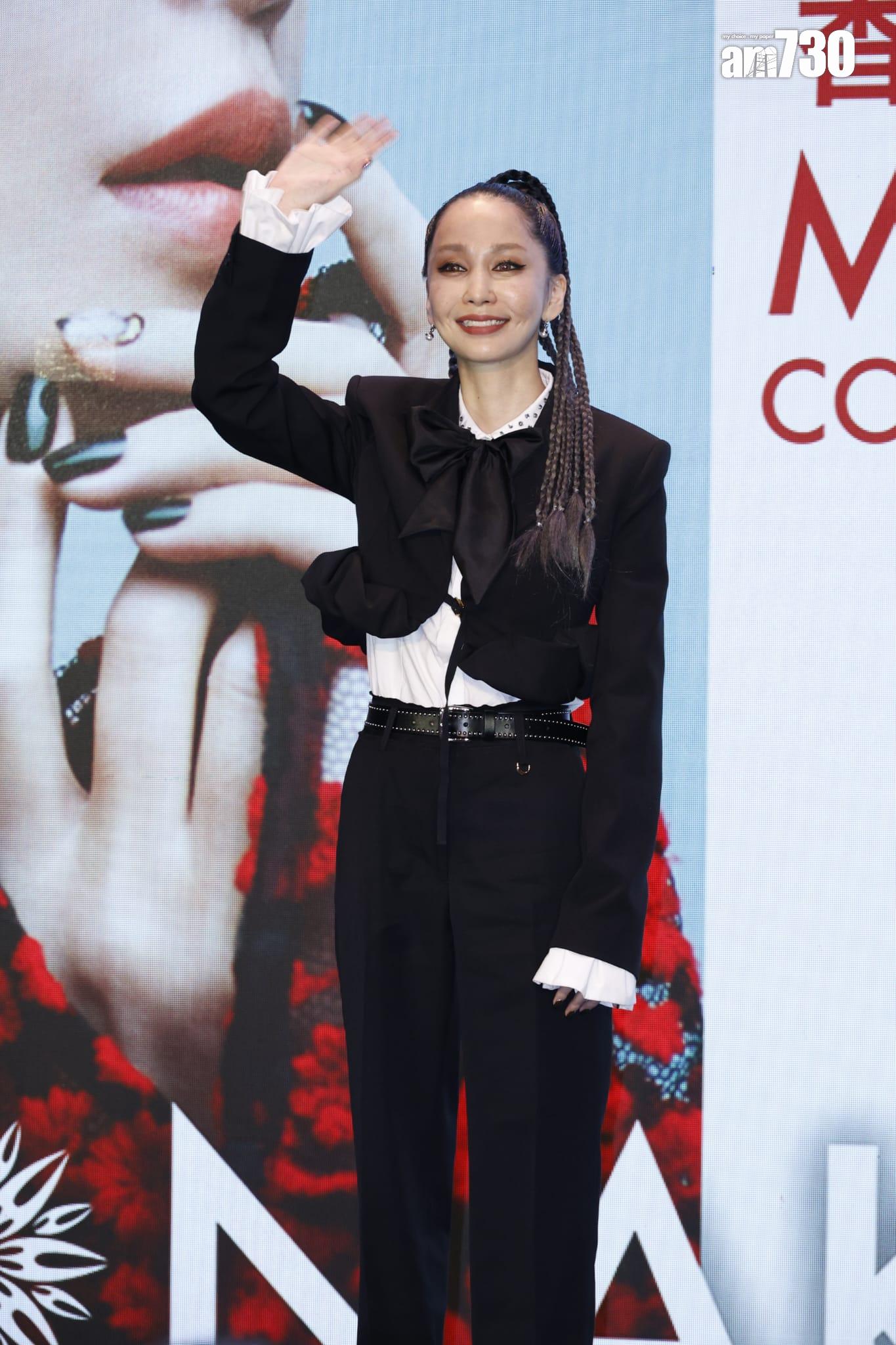 中島美嘉預祝明年2月亞博個唱成功。(林俊源攝)