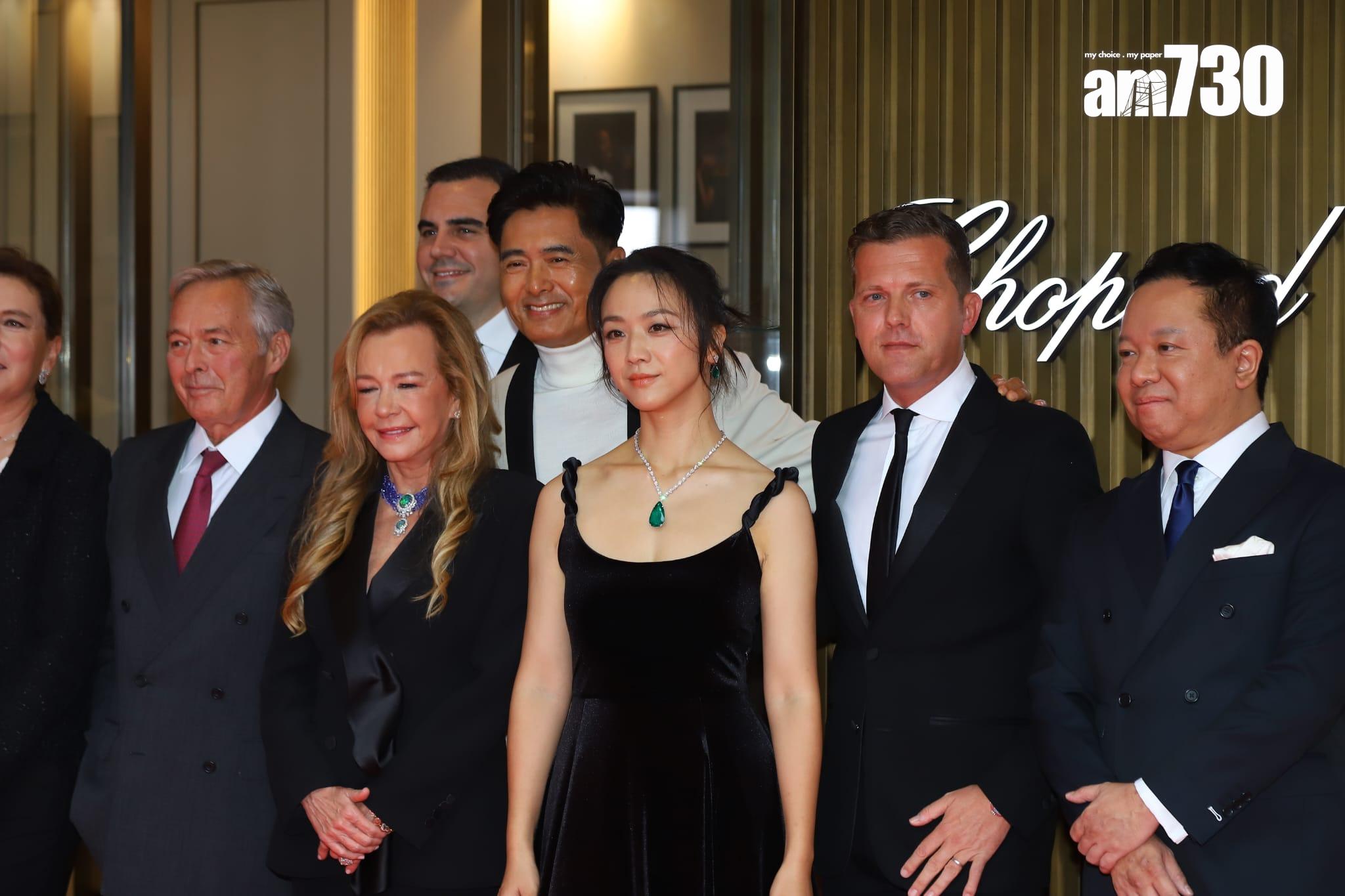 周潤發今日現身中環,盛會上還有影后湯唯。