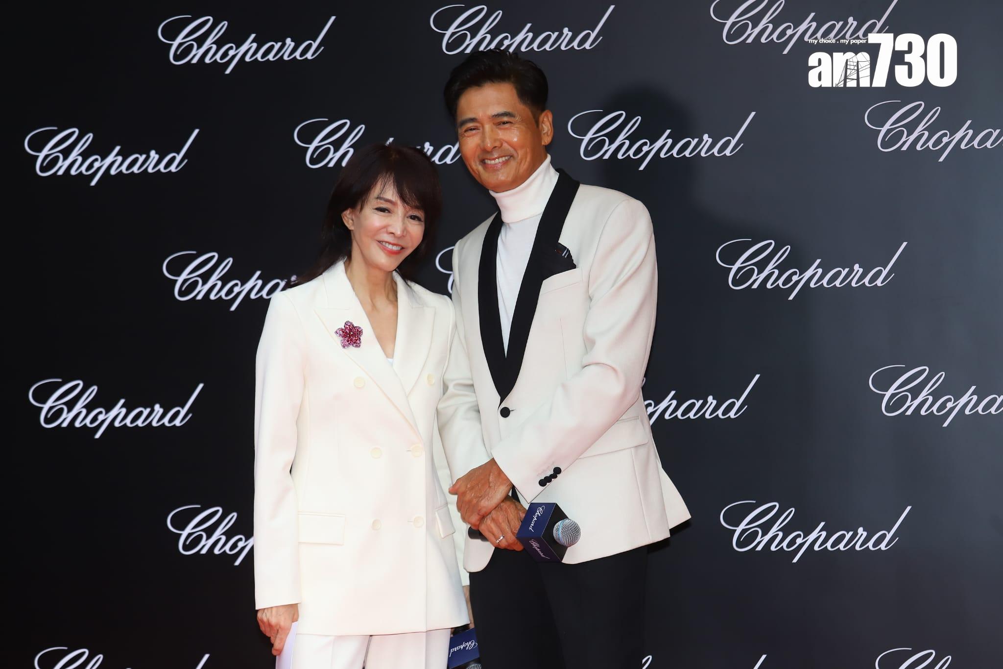 周潤發接受大會主持Do姐訪問,兩人一見面即充滿火花。