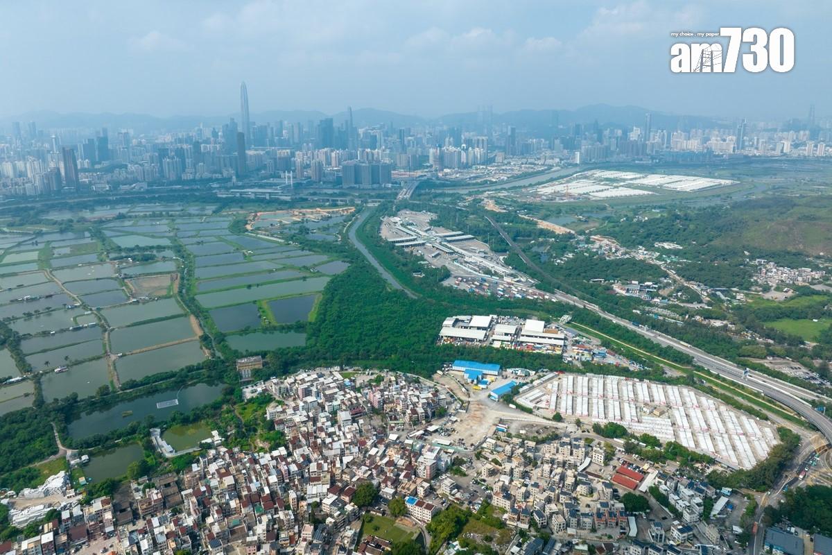 「創新科技地帶」區鄰近落馬洲口岸,涵蓋新田科技城和牛潭尾一帶。