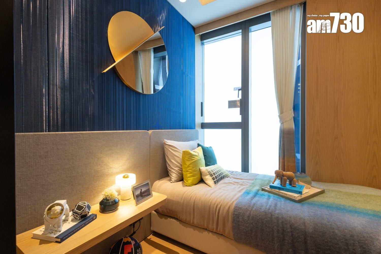 示範單位|啟德海灣第1期553呎兩房 一改動變身擁迷你居家酒吧|多圖