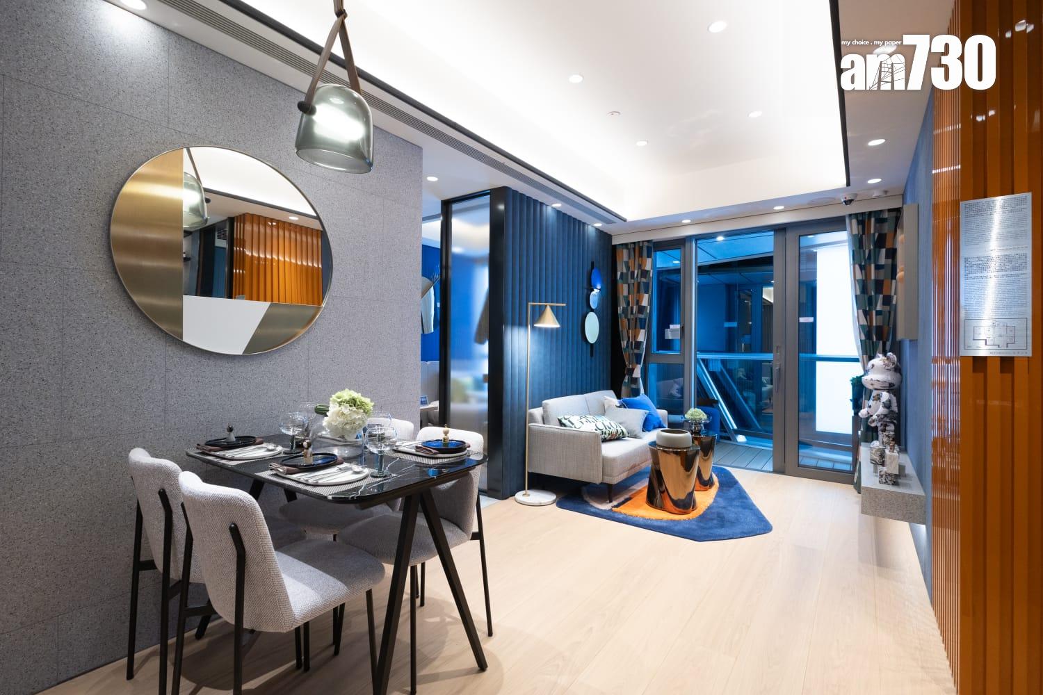 示範單位|啟德海灣第1期553呎兩房 一改動變身擁迷你居家酒吧|多圖