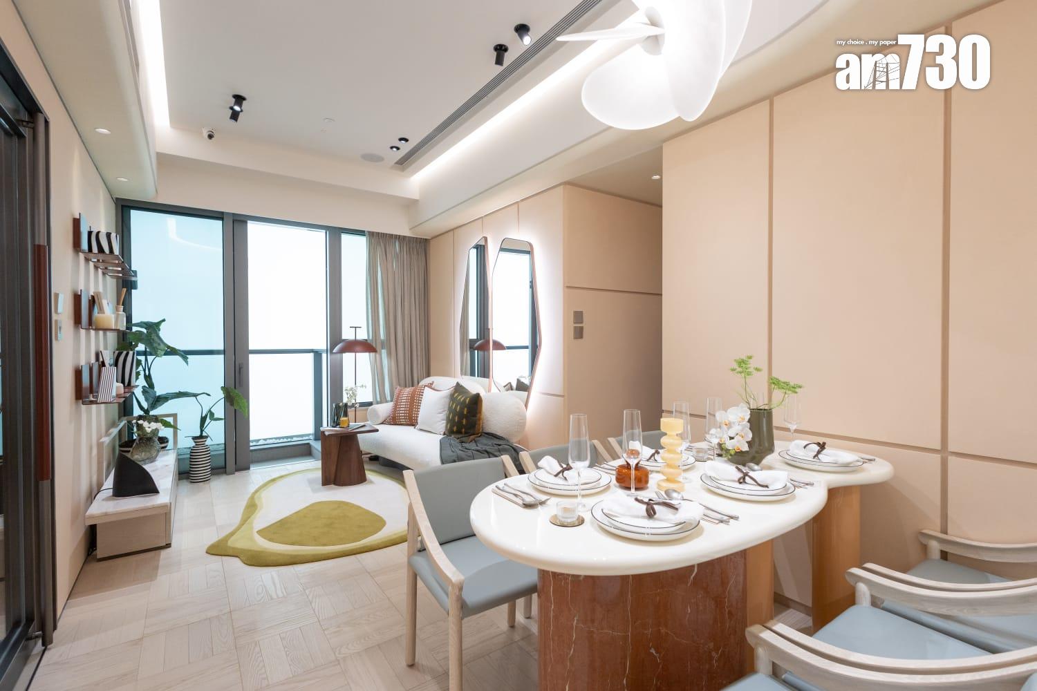 NOVO LAND第2A期示範單位|724呎三房套梗廚間隔連裝修 設計展現簡約北歐風格|屯門新盤