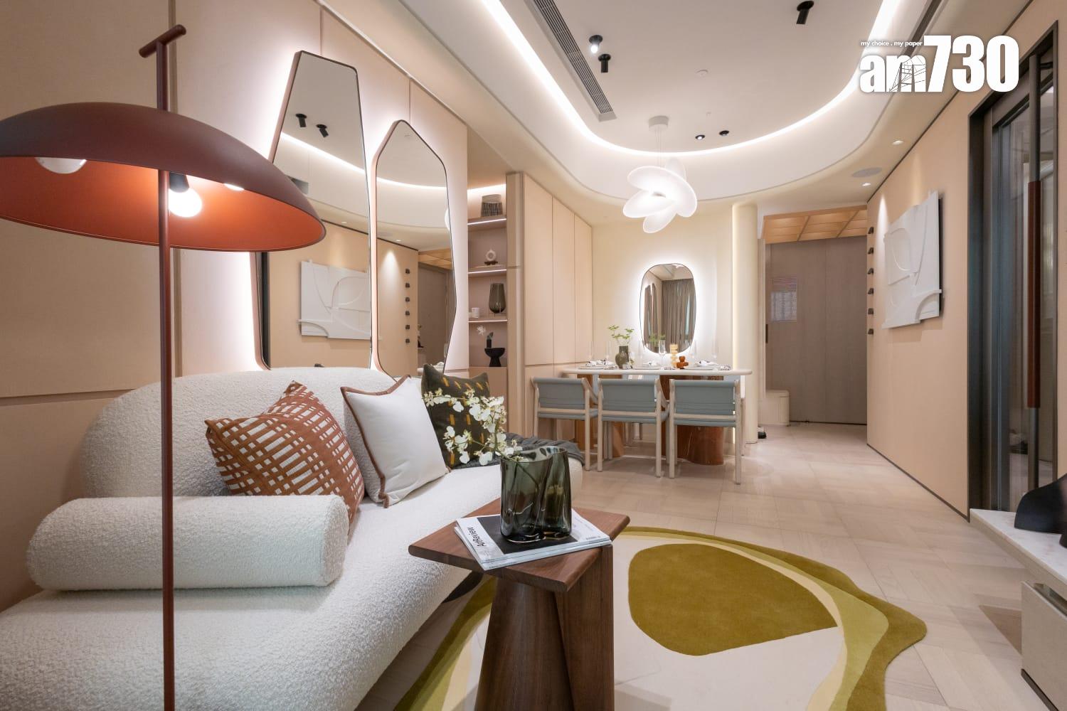 NOVO LAND第2A期示範單位|724呎三房套梗廚間隔連裝修 設計展現簡約北歐風格|屯門新盤