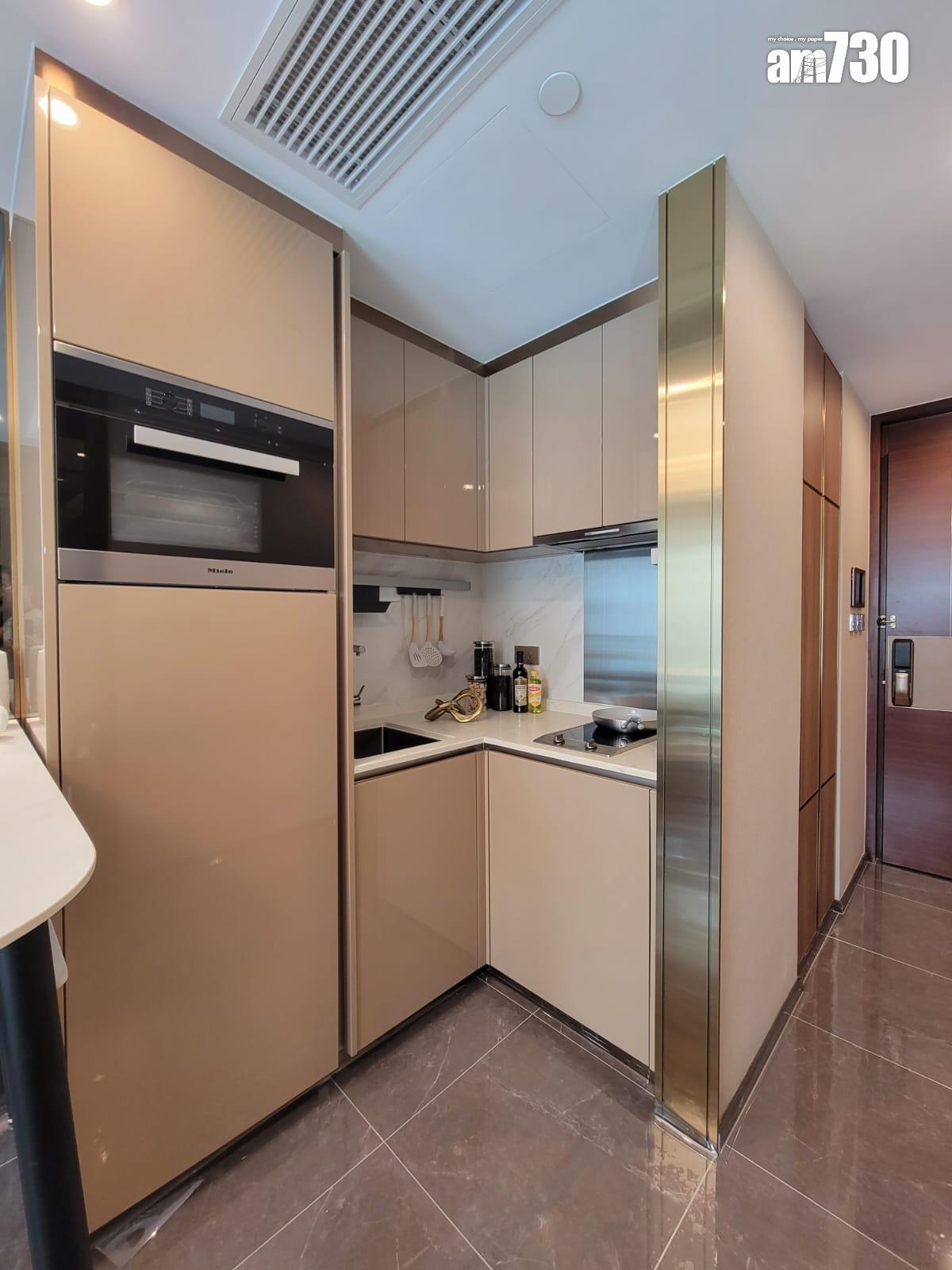 示範單位|睿峰319呎連裝修傢俬一房 現代奢華設計風格|多圖