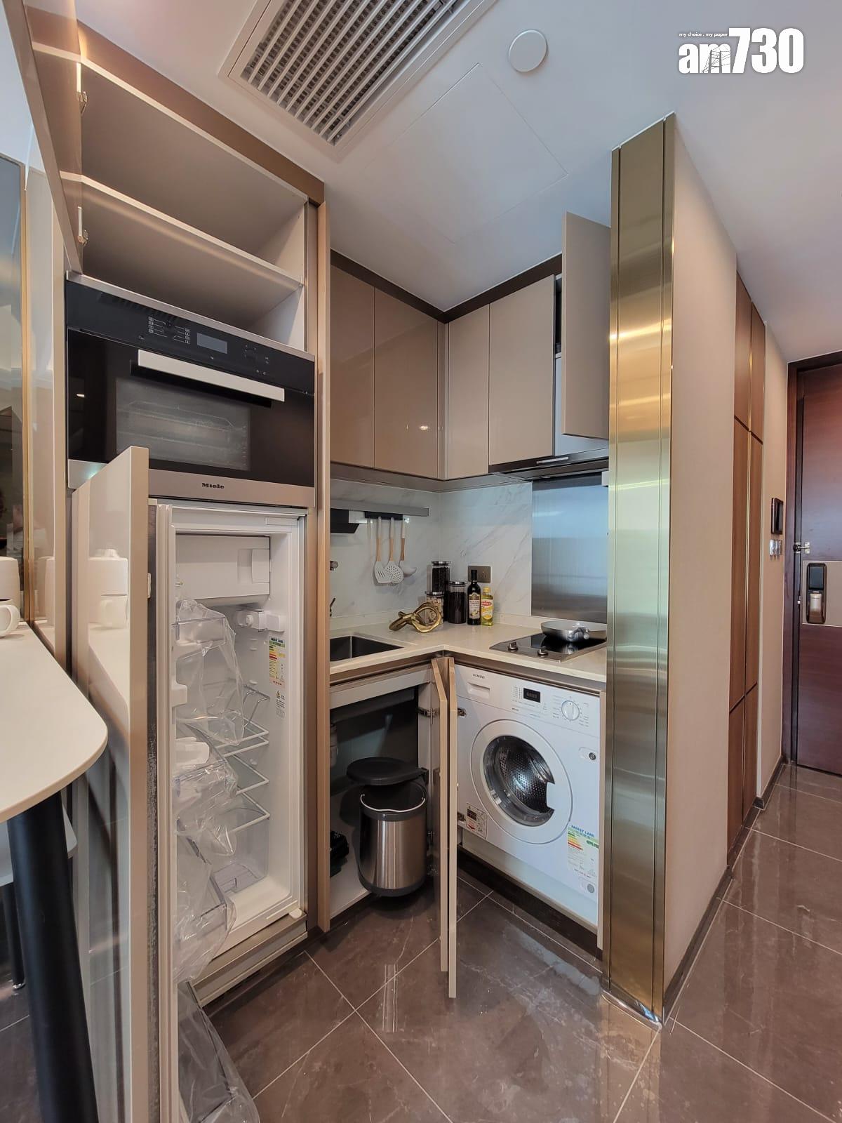 示範單位|睿峰319呎連裝修傢俬一房 現代奢華設計風格|多圖