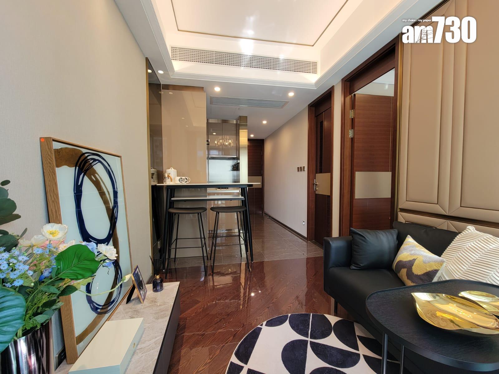 示範單位|睿峰319呎連裝修傢俬一房 現代奢華設計風格|多圖