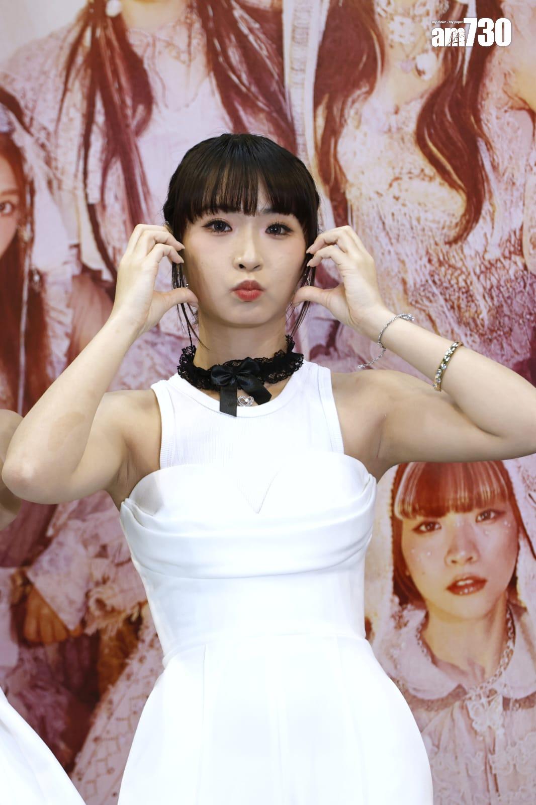 《Lolly Talk Little Things Concert 2023》記招,Lolly Talk成員Elka鄭芷淇。(林俊源攝)