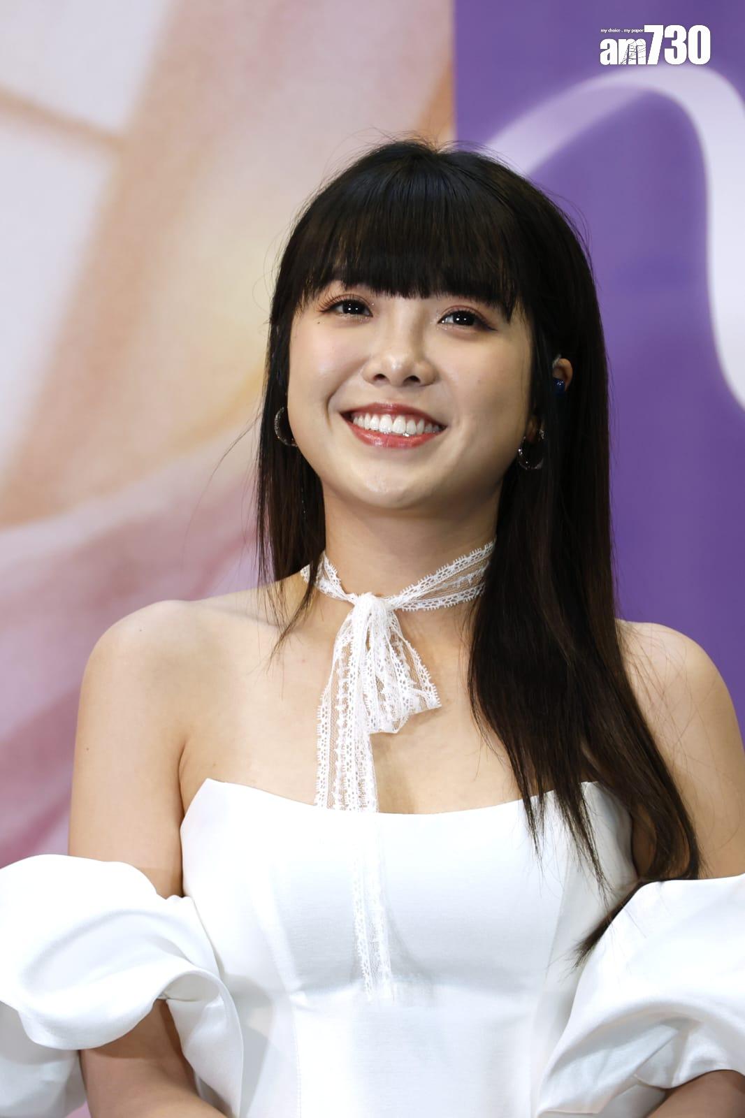 《Lolly Talk Little Things Concert 2023》記招,Lolly Talk成員Meimei曾美欣。(林俊源攝)