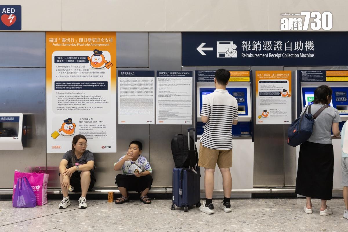 高鐵香港段在暑假旺季,每日乘客量平均超過7萬人次。(資料圖片/蘇文傑攝)