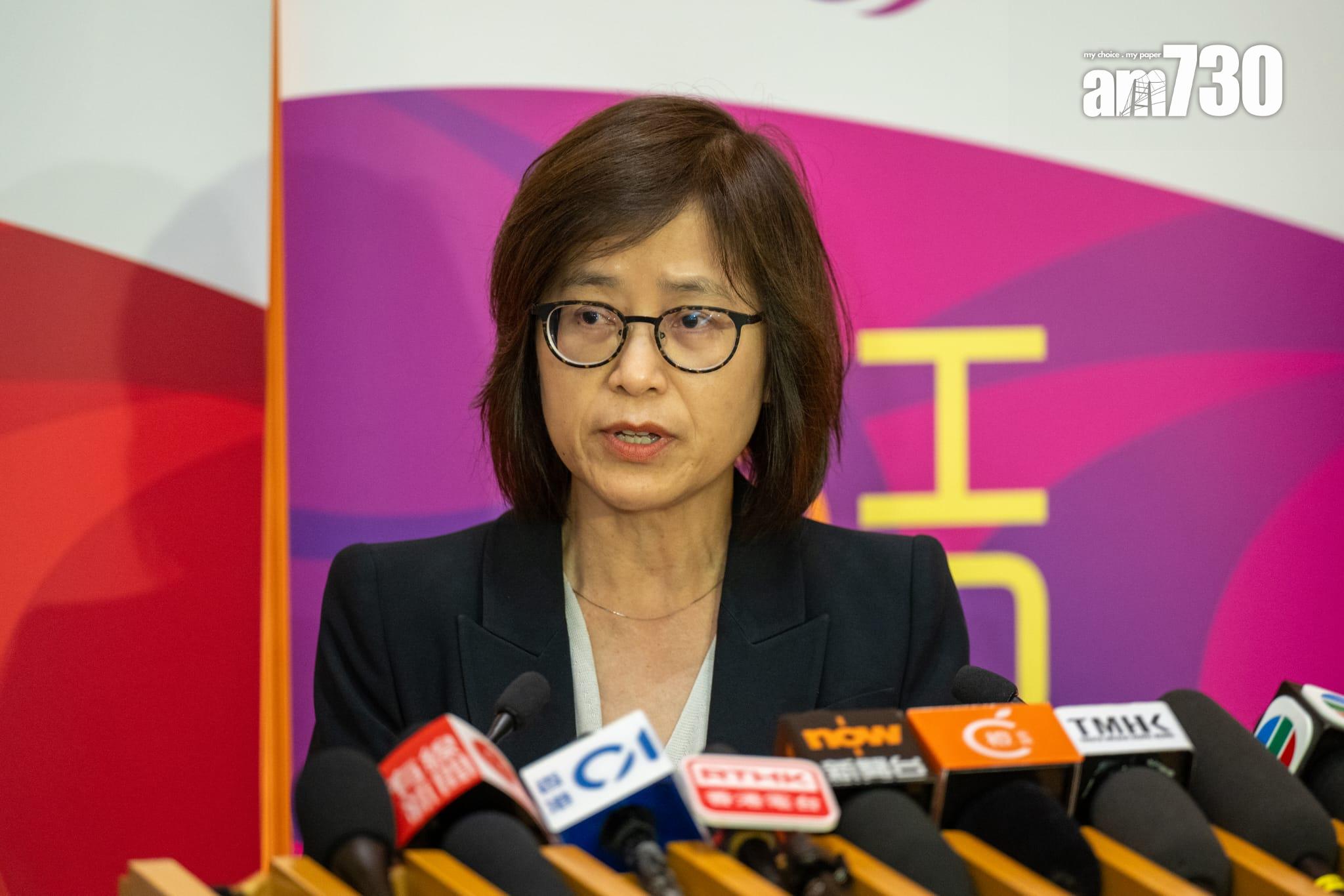 屋宇署署長余寶美指,「精進建築工程有限公司」未能有效提出能夠預防工程意外措施。(陳奕釗攝)