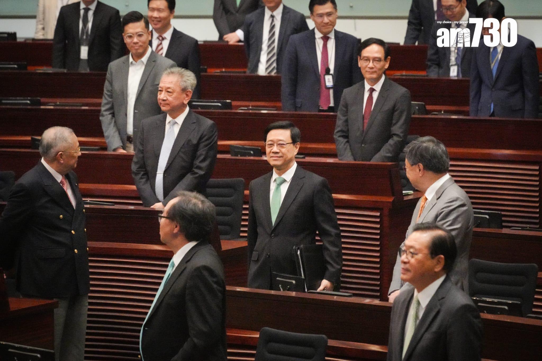 施政報告2023|李家超出席立法會施政報告答問會(李睿哲攝)