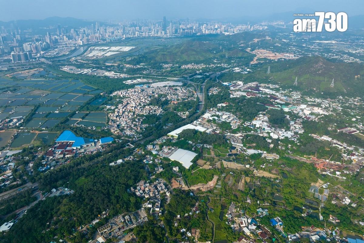 「創新科技地帶」區鄰近落馬洲口岸,涵蓋新田科技城和牛潭尾一帶。