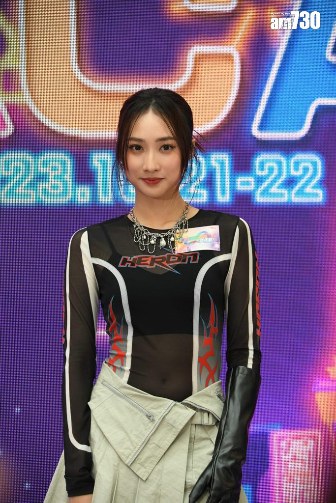 Yumi鍾柔美今日出席新都城中心舉行的「感受澳門樂無限嘉年華」開幕。