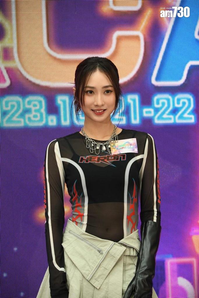 Yumi鍾柔美今日出席新都城中心舉行的「感受澳門樂無限嘉年華」開幕。