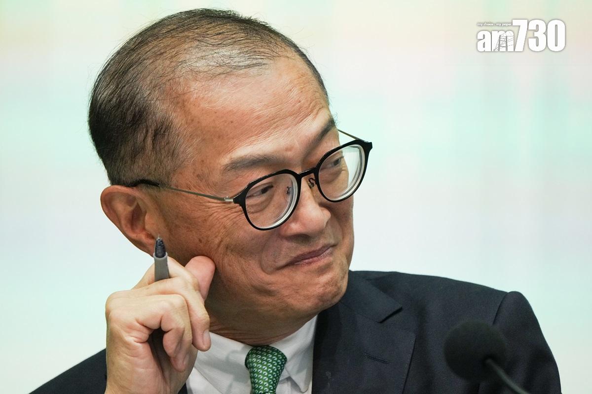 盧寵茂都有打綠色呔。(李睿哲攝)