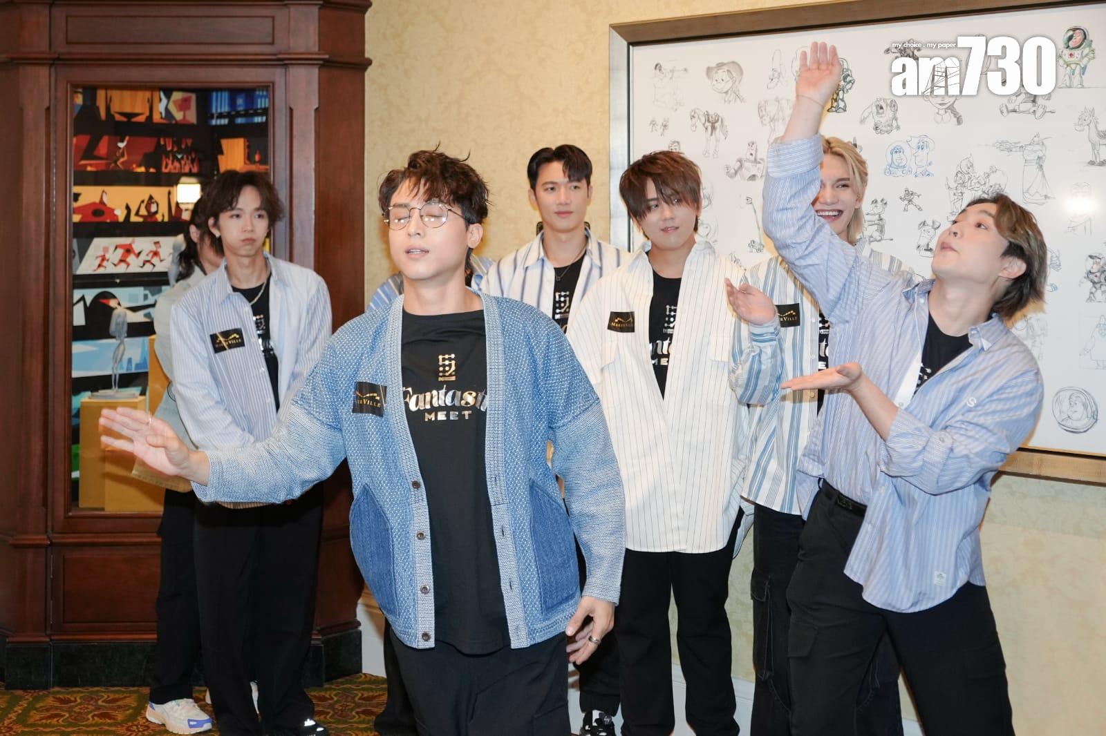 MIRROR五周年獲大家支持,12子異口同聲表示開心。 (李睿哲攝)