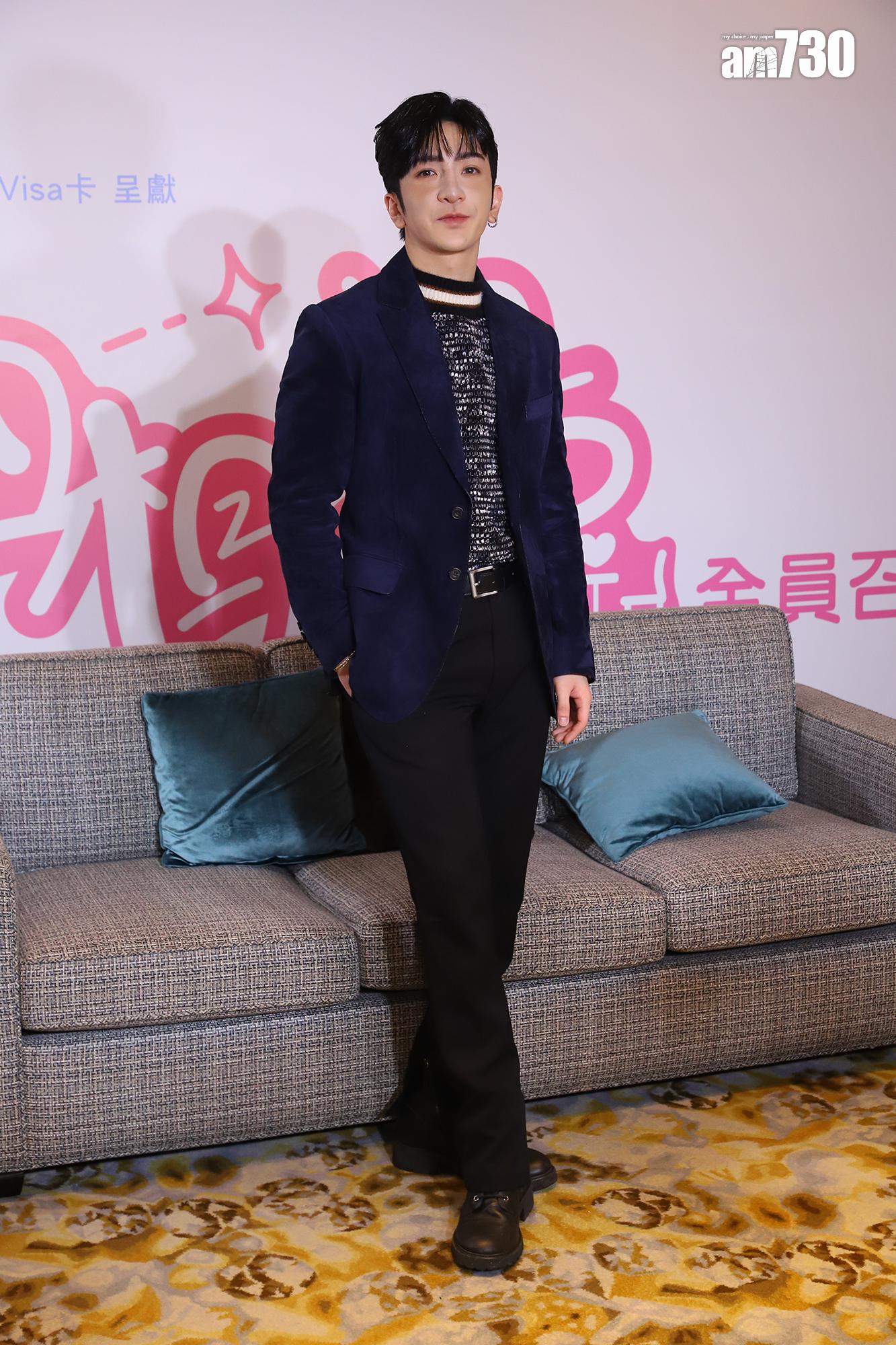 Anson Lo表示拍《社內相親》的其中一大挑戰是要chok得有層次。(羅錦鴻攝)