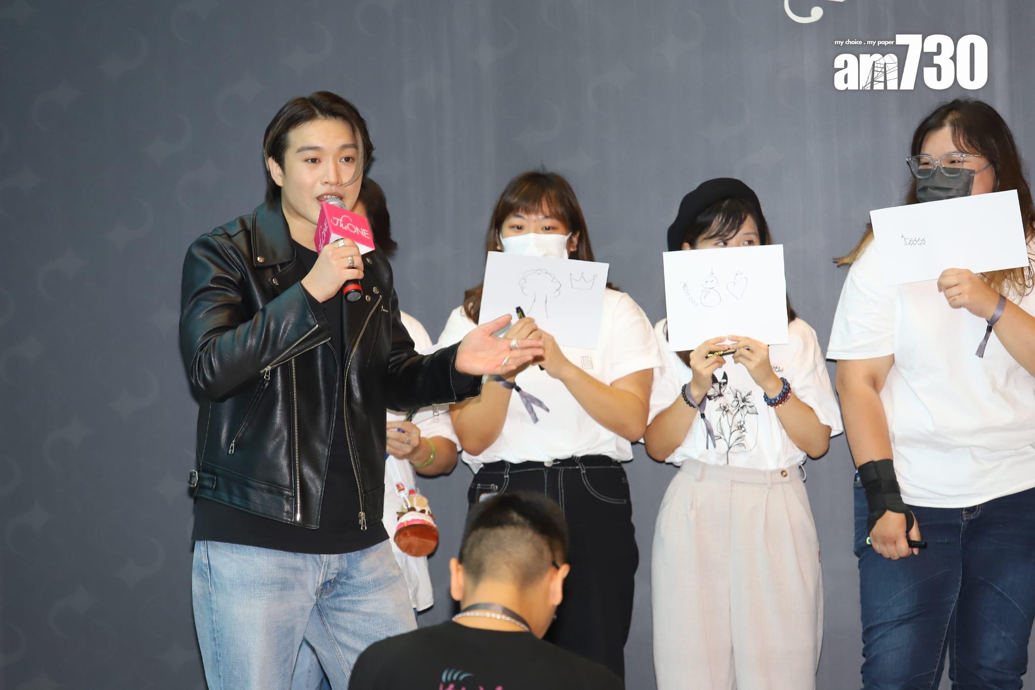 Jer柳應廷今日親自現身活動開幕禮。 (羅錦鴻攝)