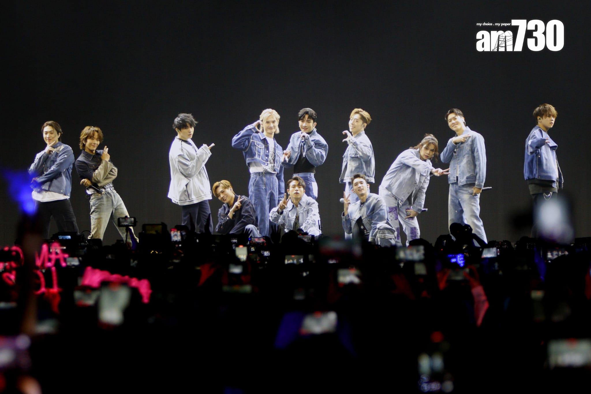 MIRROR現場唱出今年團歌《Catch A Vibe》。