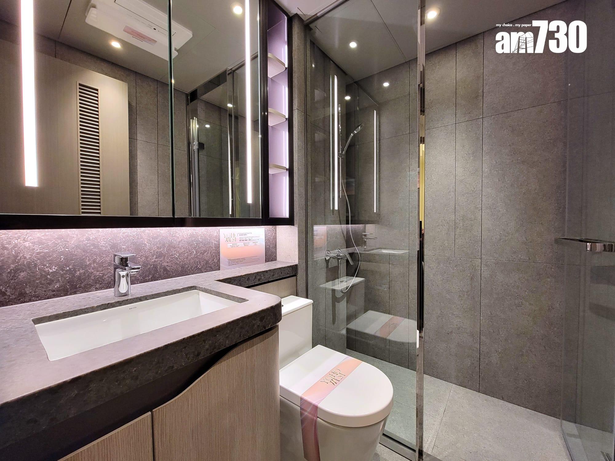 YOHO WEST示範單位|兩房及三房曝光 特大露台設計 戶戶附格柵架增添實用|多圖有片