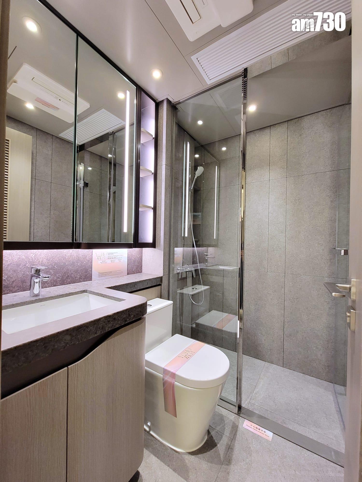 YOHO WEST示範單位|兩房及三房曝光 特大露台設計 戶戶附格柵架增添實用|多圖有片