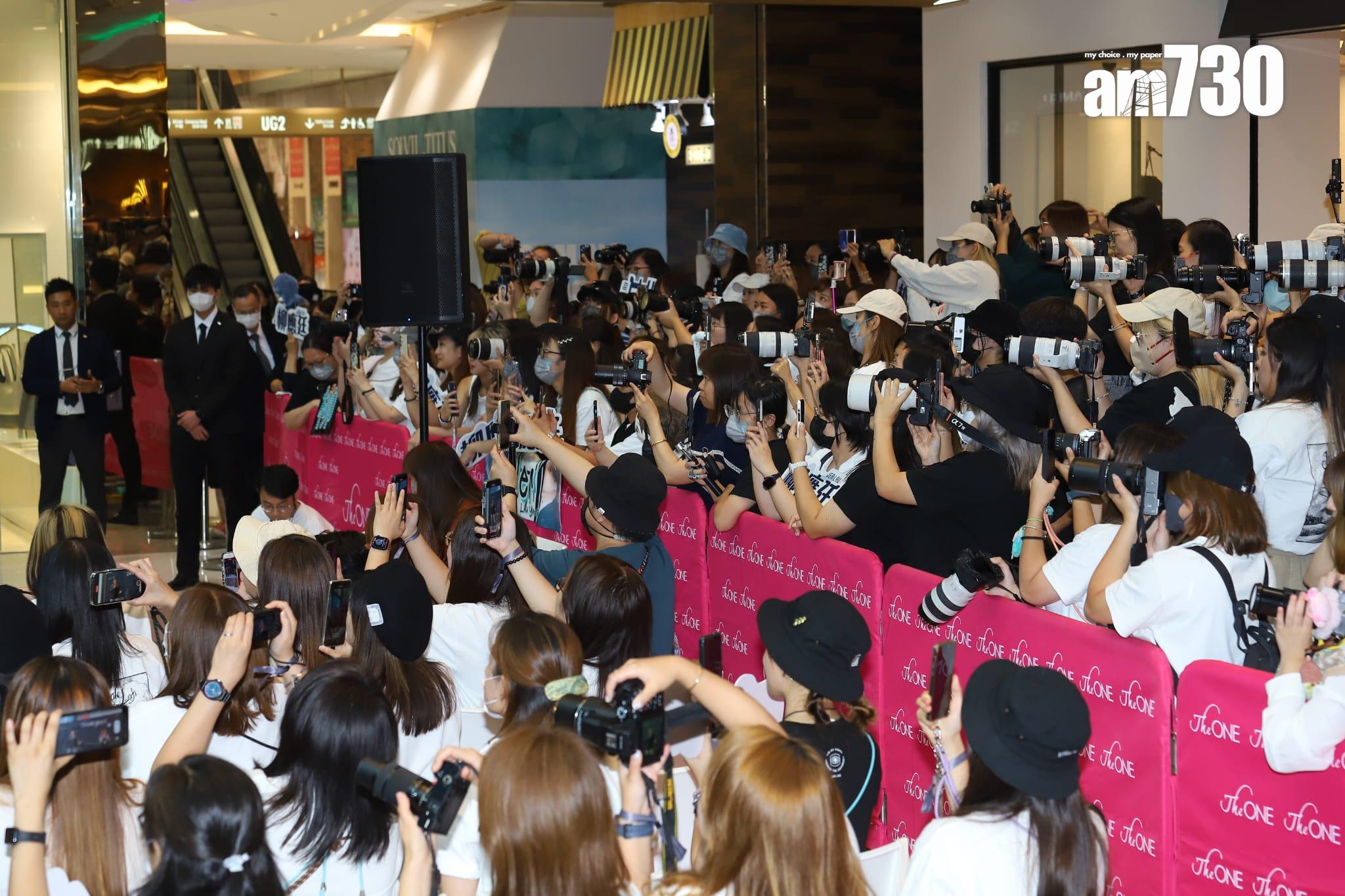 Jer柳應廷今日親自現身活動開幕禮。 (羅錦鴻攝)