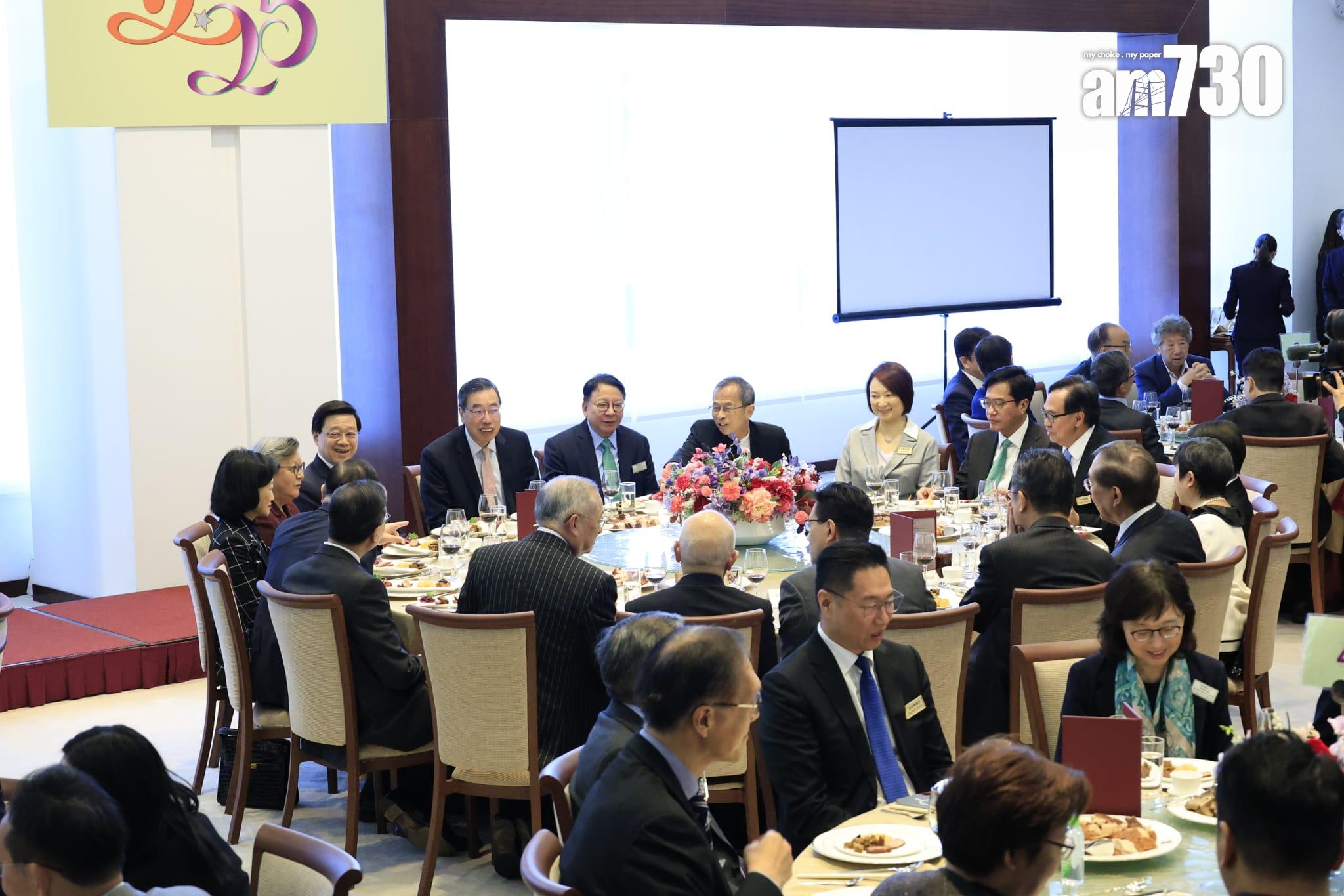 立法會舉行慶祝25周年午宴(林俊源攝)