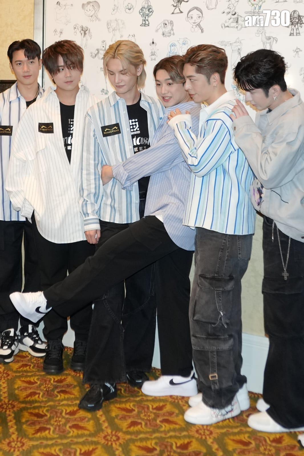 MIRROR五周年獲大家支持,12子異口同聲表示開心。 (李睿哲攝)