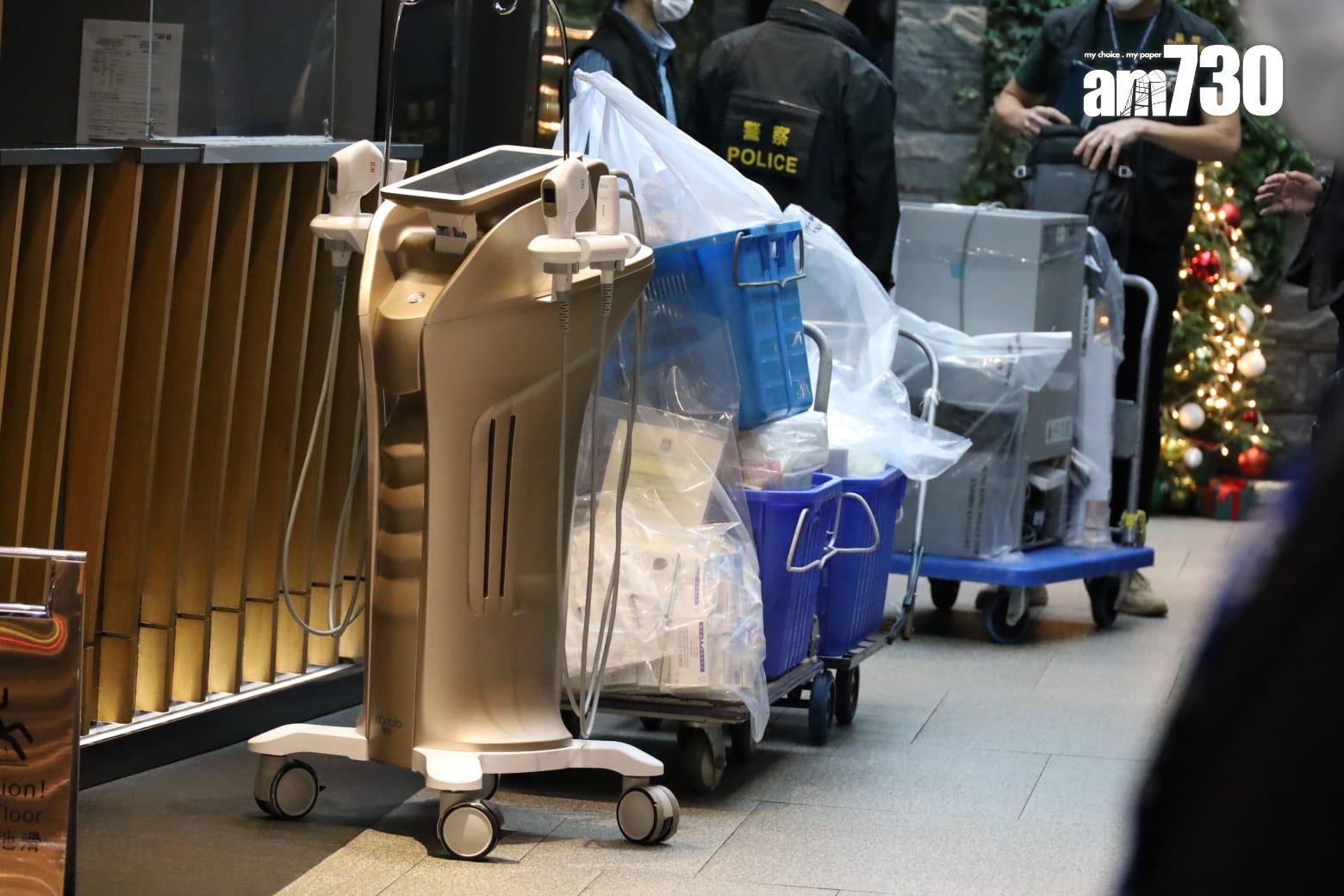 旺角美容院「研基醫療」涉無牌行醫注射美容針 2人被捕(鍾式明攝)