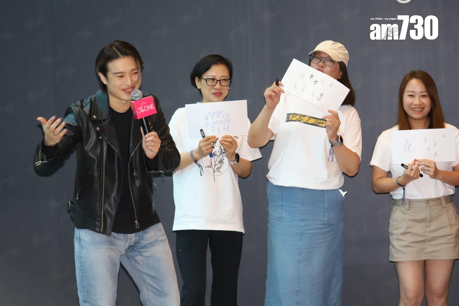 Jer柳應廷今日親自現身活動開幕禮。 (羅錦鴻攝)