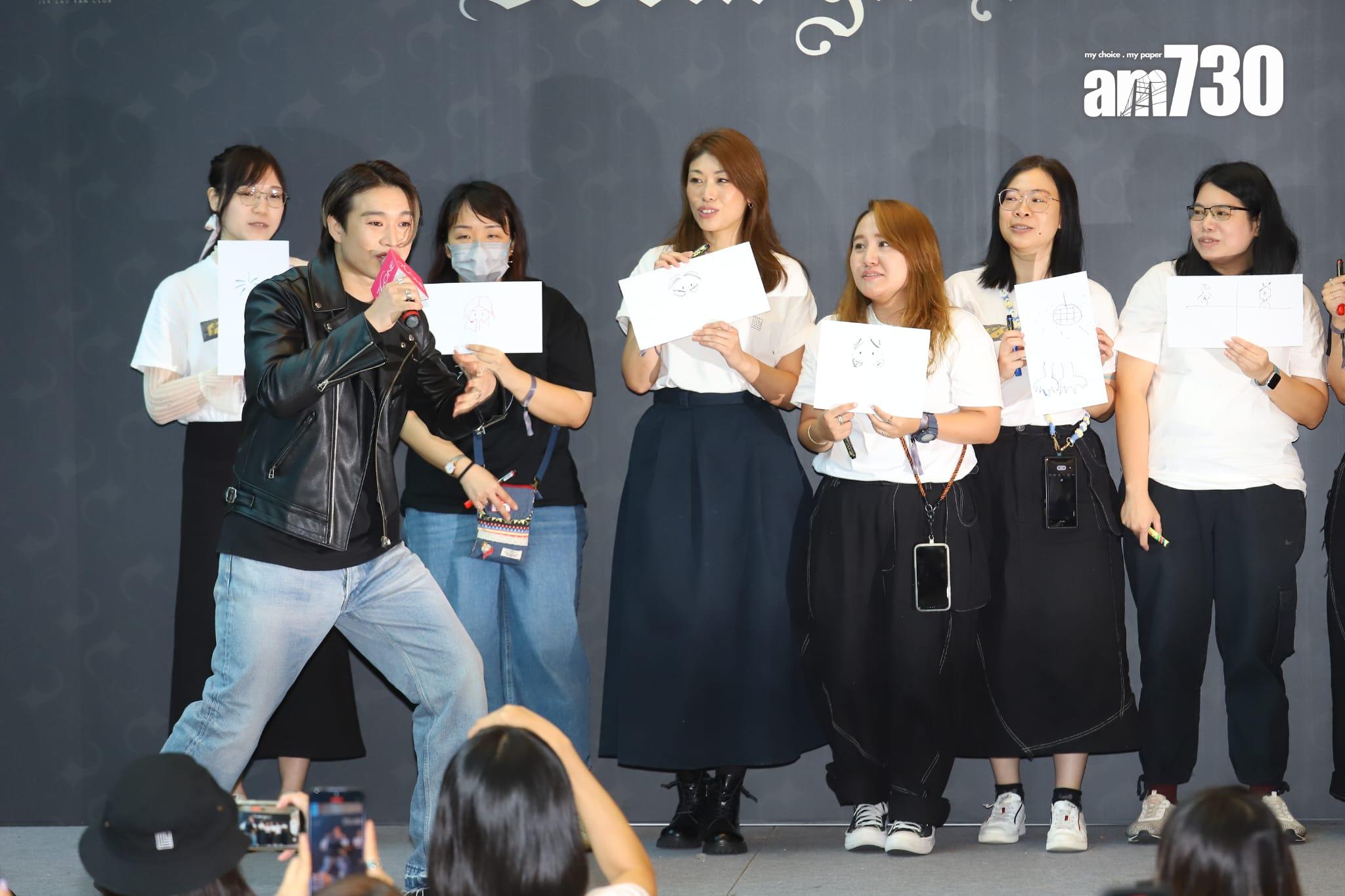 Jer柳應廷與60位幸運柳柳粉提前慶生。 (羅錦鴻攝)