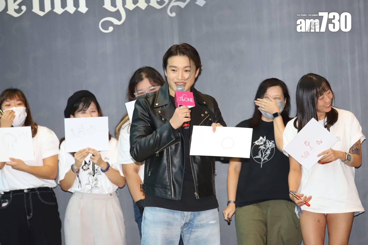 Jer柳應廷今日親自現身活動開幕禮。 (羅錦鴻攝)