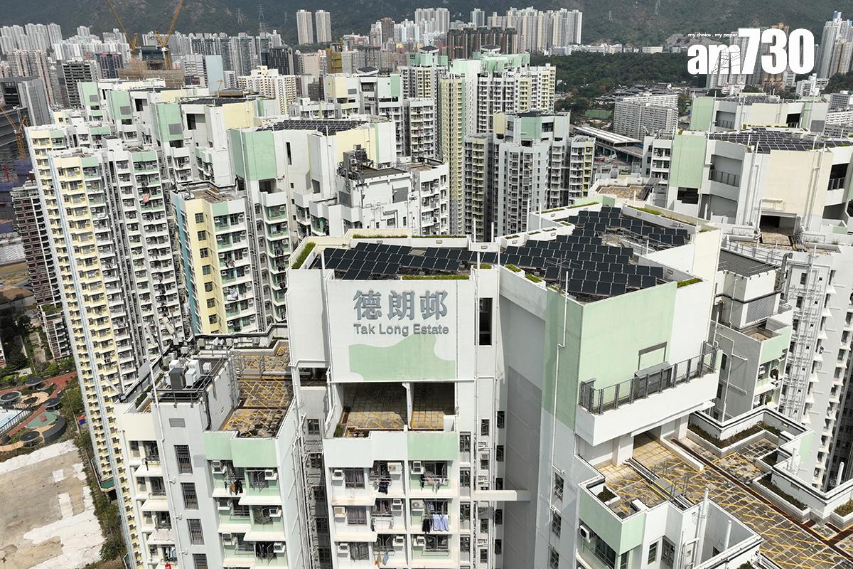 房委會公屋德朗邨。(資料圖片)