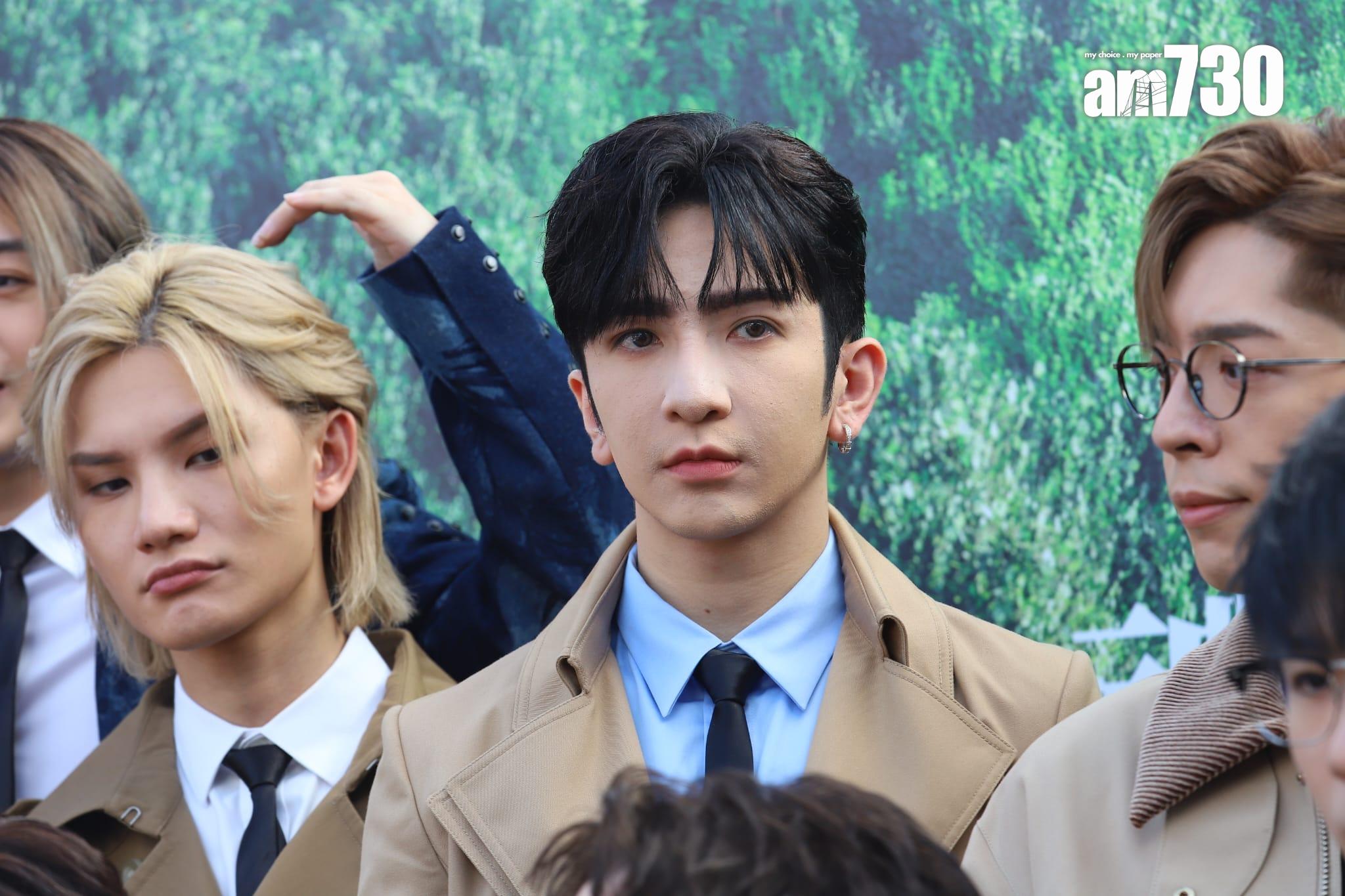 MIRROR今日出席昂坪360舉行的叱咤記者會。 (羅錦鴻攝)