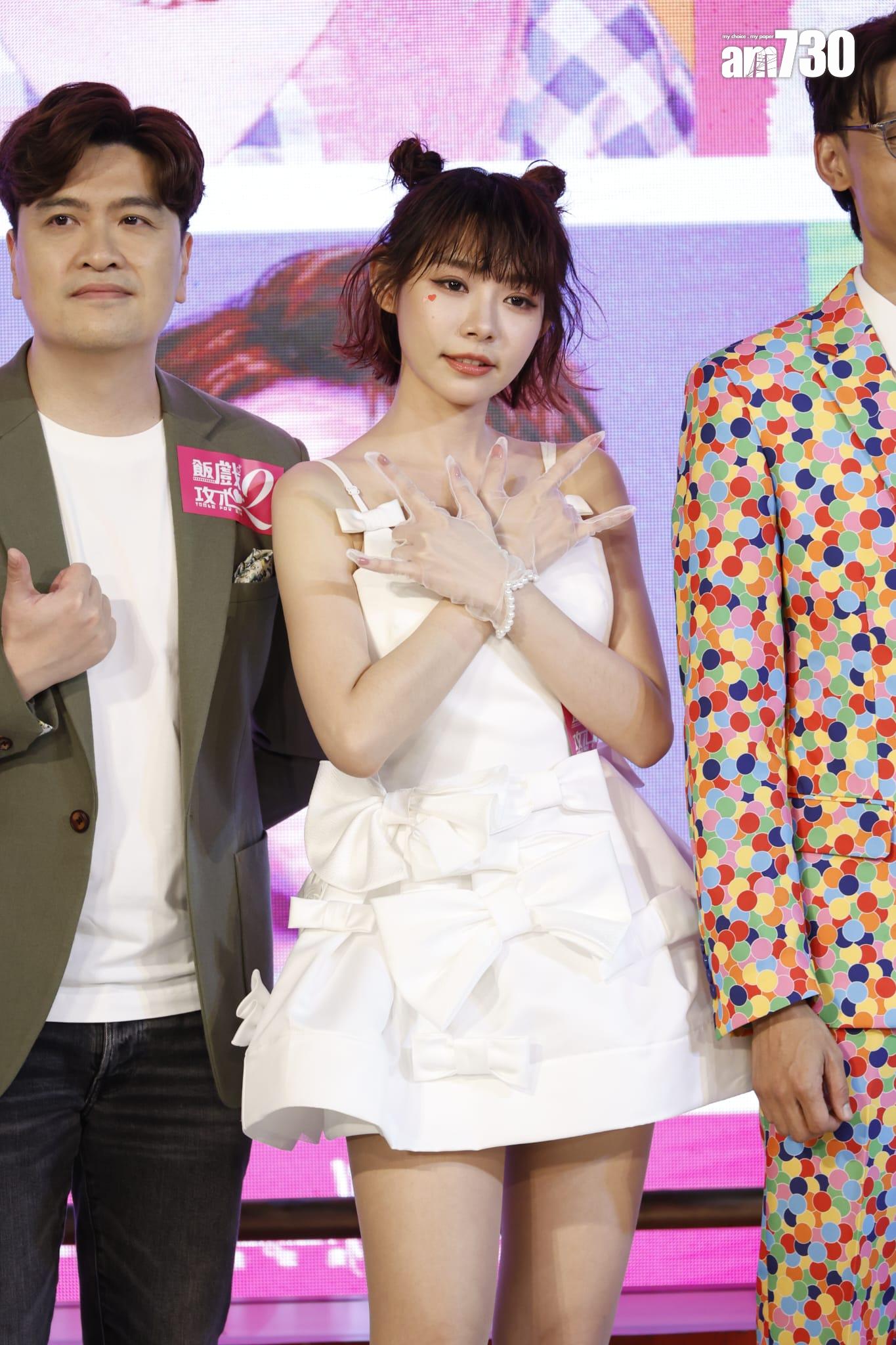 林明禎預告將會穿旗袍為《飯戲攻心2》謝票。(林俊源攝)