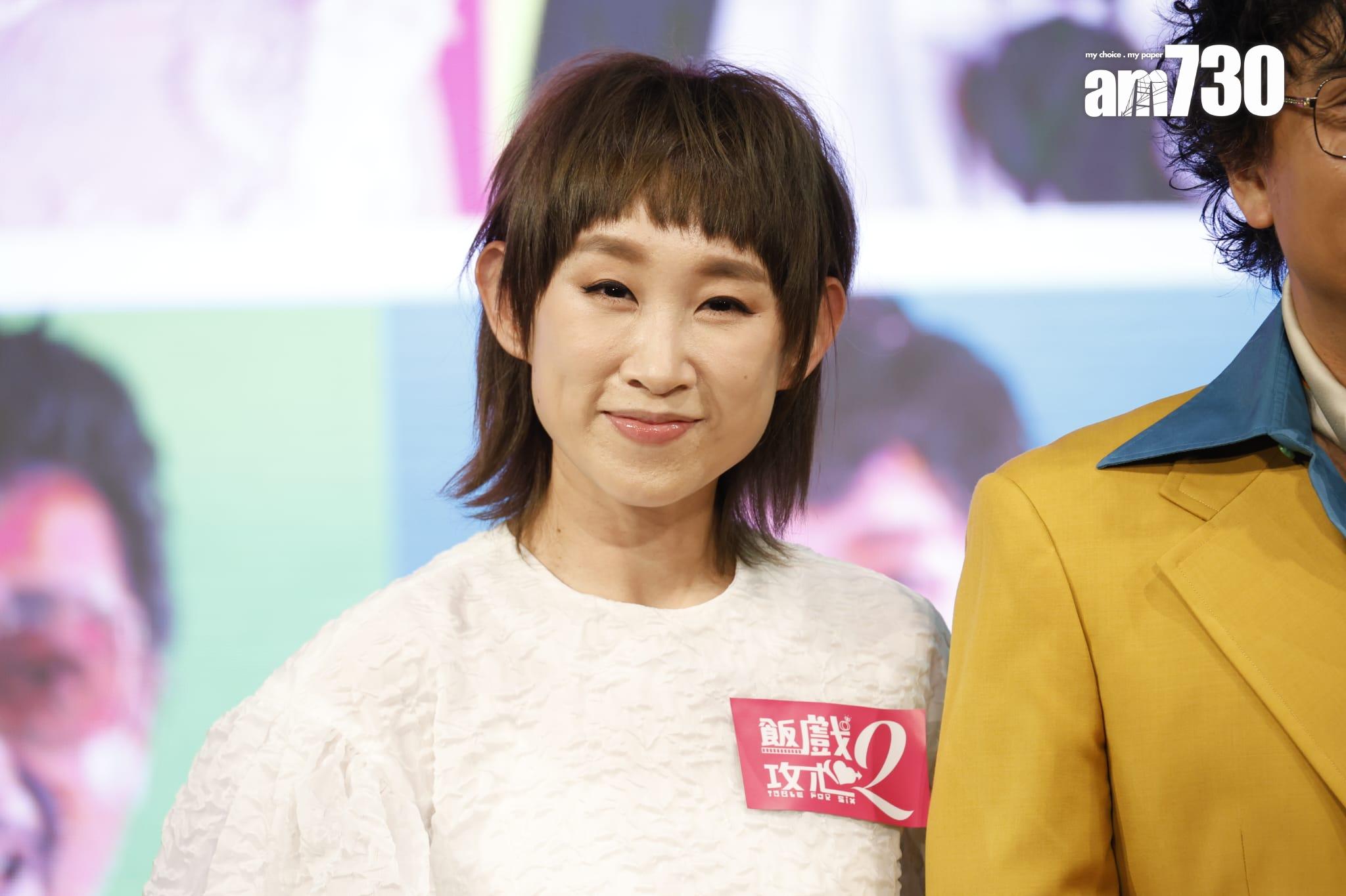 王菀之出席《飯戲攻心2》宣傳活動。(林俊源攝)