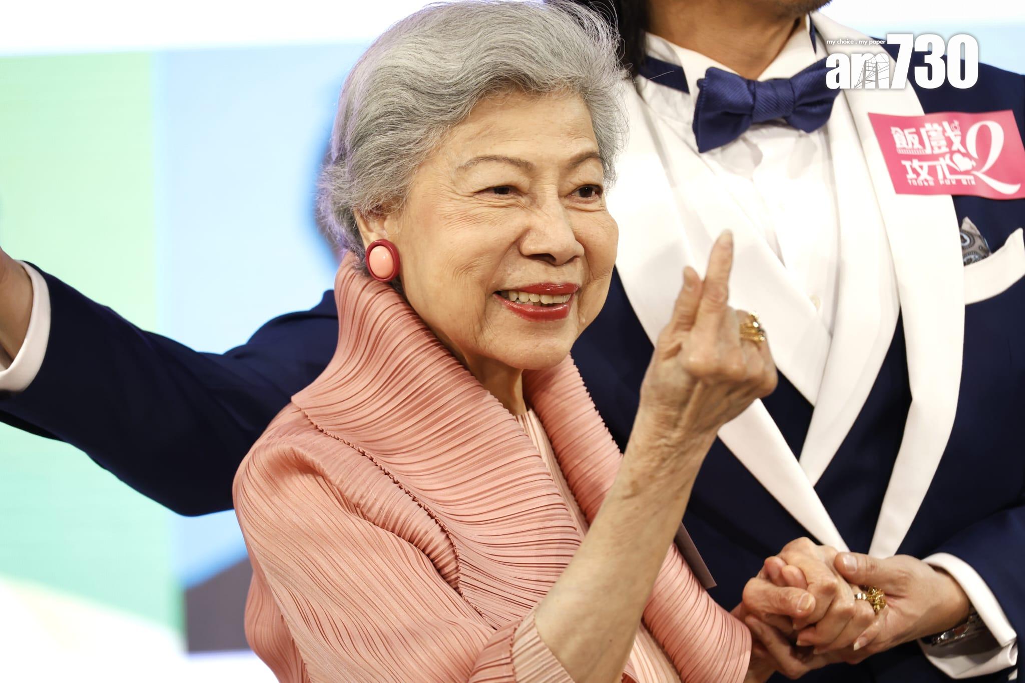 羅蘭在《飯戲攻心2》演王菀之的外婆。(林俊源攝)