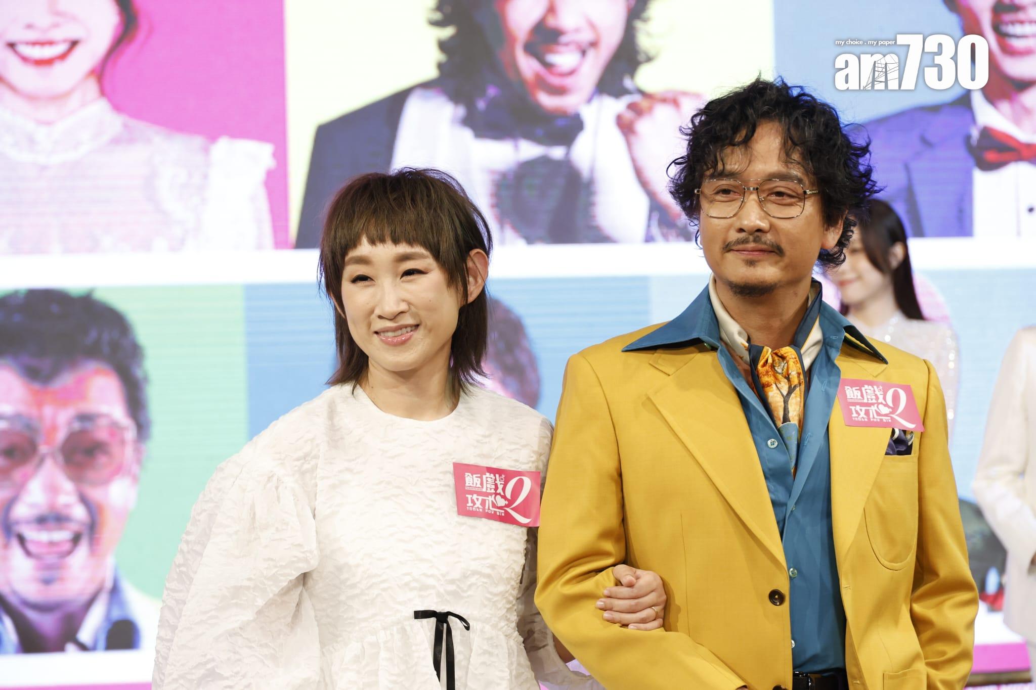 羅蘭在《飯戲攻心2》演王菀之的外婆。(林俊源攝)