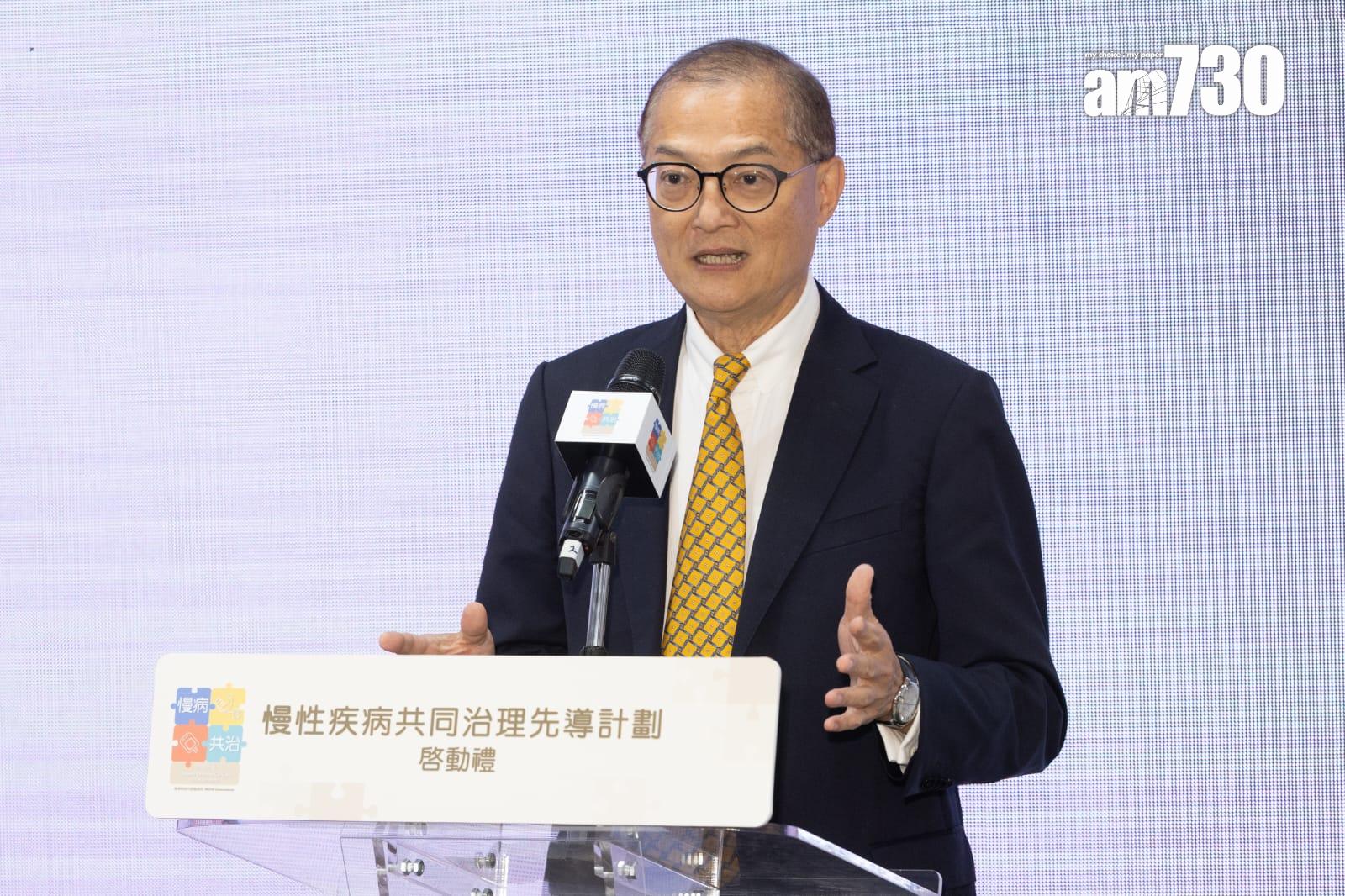 盧寵茂表示,從醫生制定的診金共付額可見政府擬定的價格合理。(蘇文傑攝)