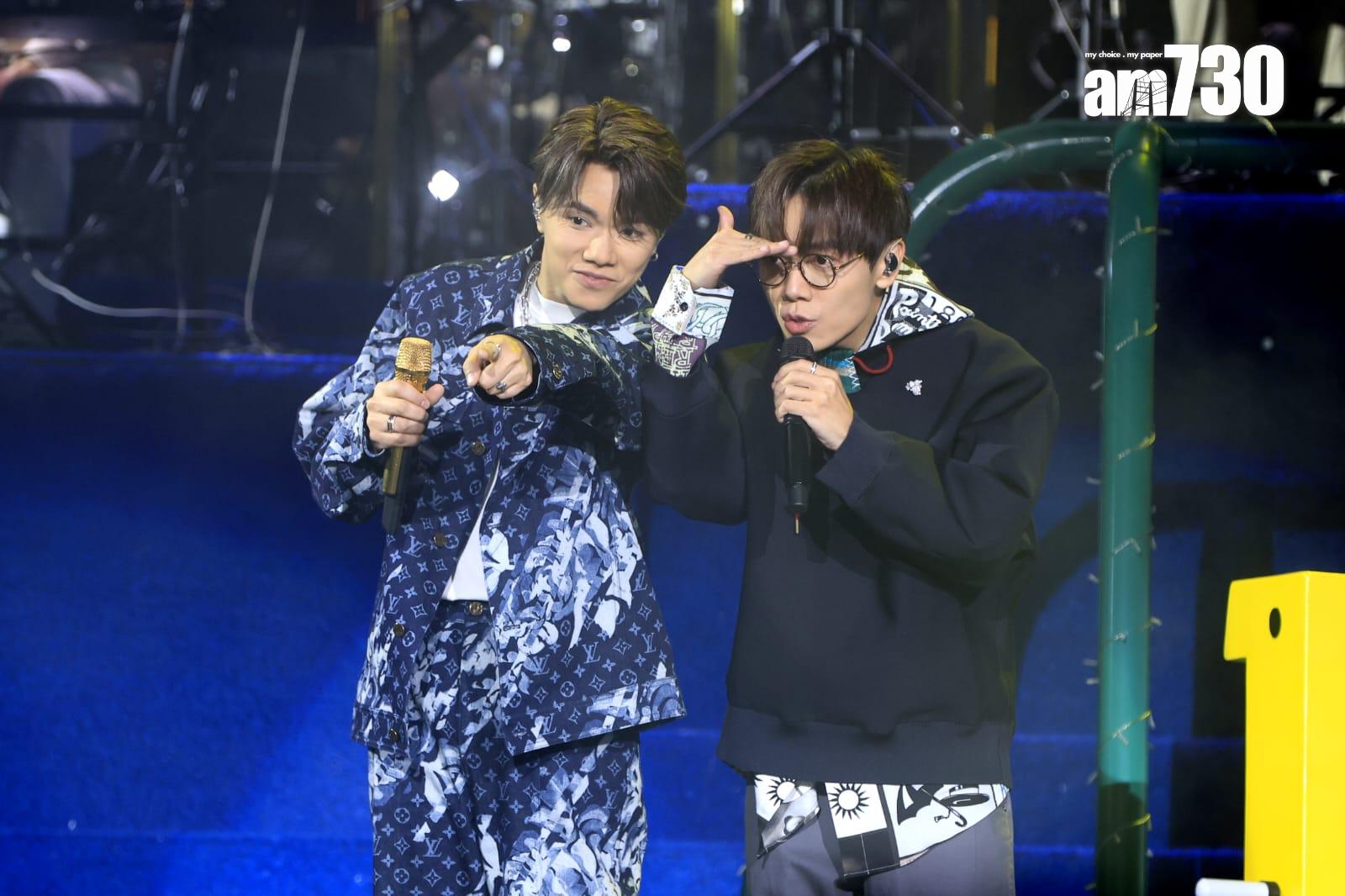 張敬軒X林家謙《The Perfect Match》拉闊音樂會。(林俊源攝)