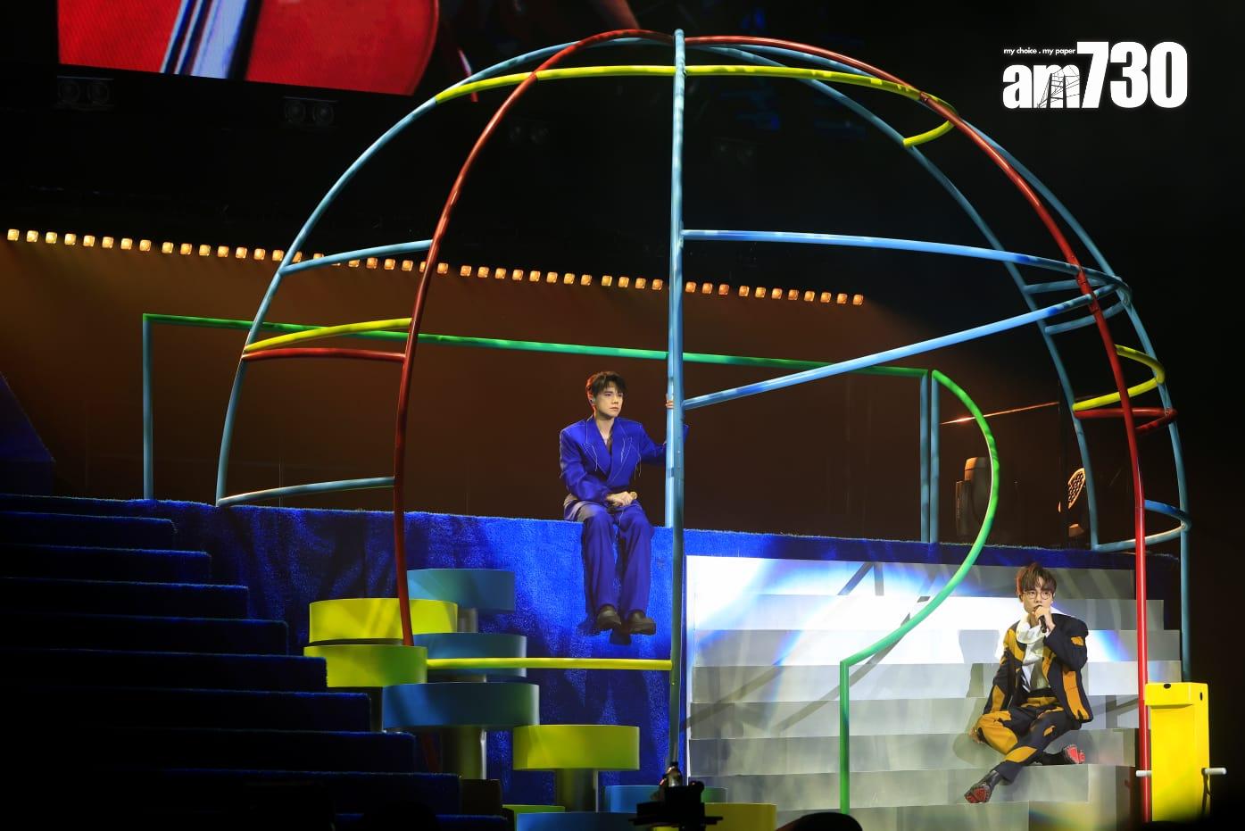 張敬軒X林家謙《The Perfect Match》拉闊音樂會。(林俊源攝)