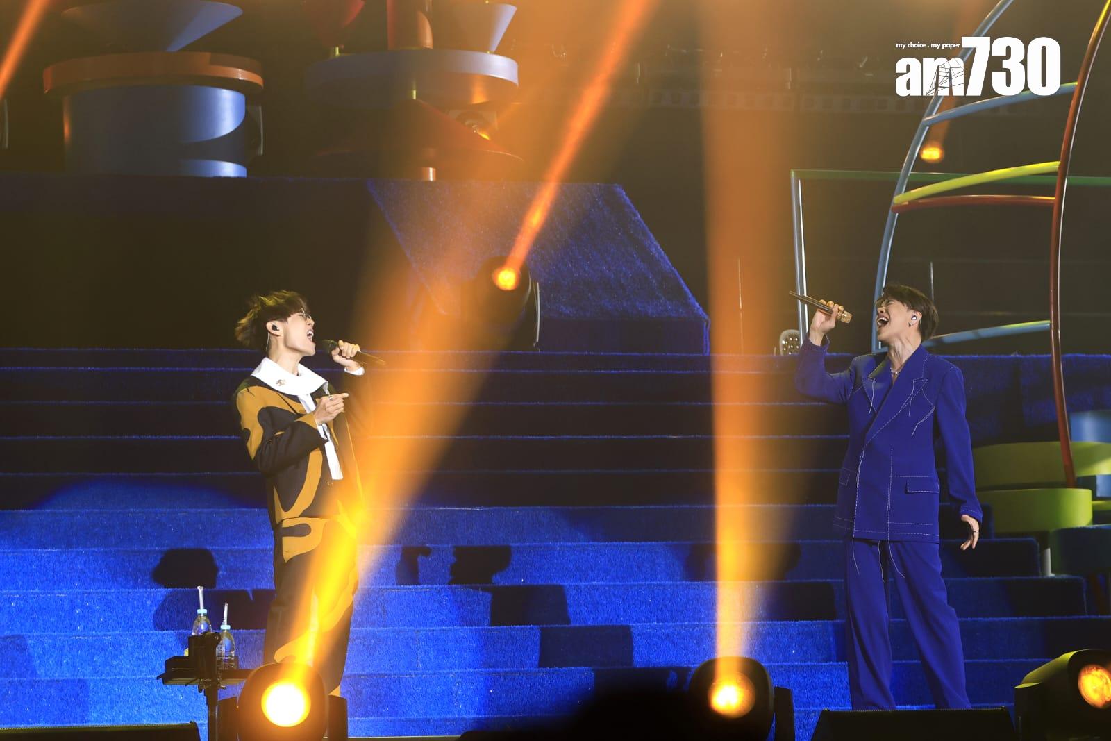 張敬軒X林家謙《The Perfect Match》拉闊音樂會。(林俊源攝)