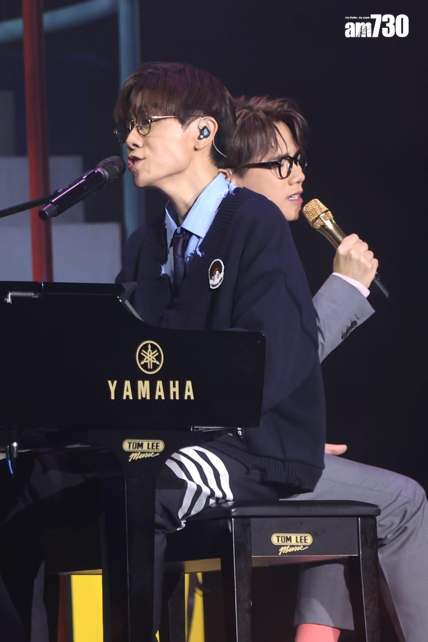 張敬軒X林家謙《The Perfect Match》拉闊音樂會。(林俊源攝)