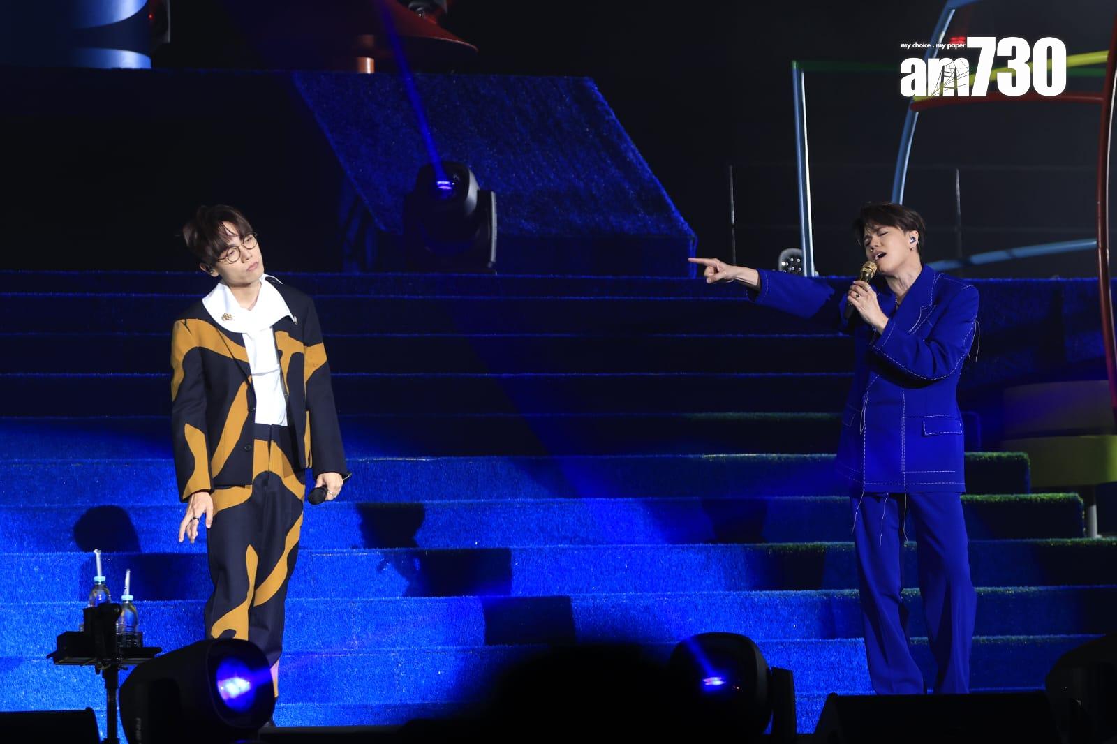 張敬軒X林家謙《The Perfect Match》拉闊音樂會。(林俊源攝)