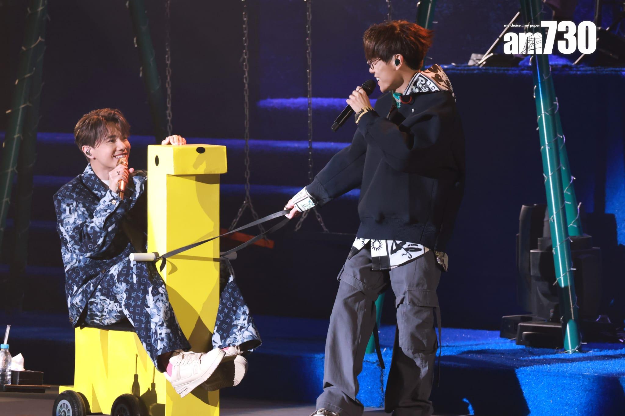 張敬軒X林家謙《The Perfect Match》拉闊音樂會。(林俊源攝)