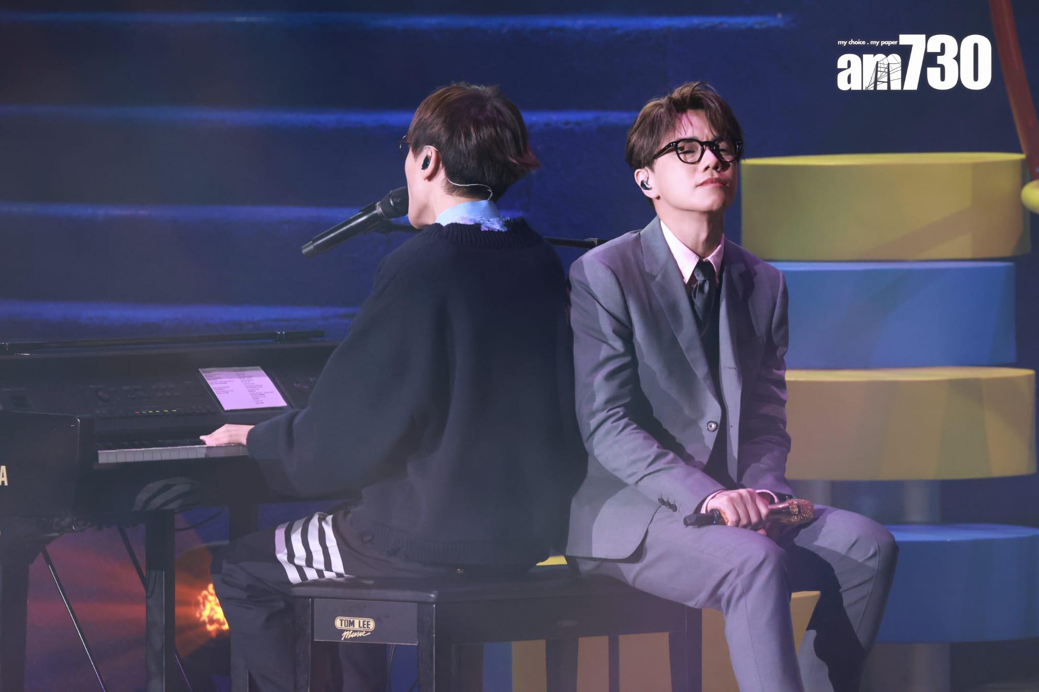 張敬軒X林家謙《The Perfect Match》拉闊音樂會。(林俊源攝)